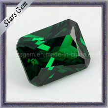 High Fashion Emerald Rectangle Cubic Zirconia